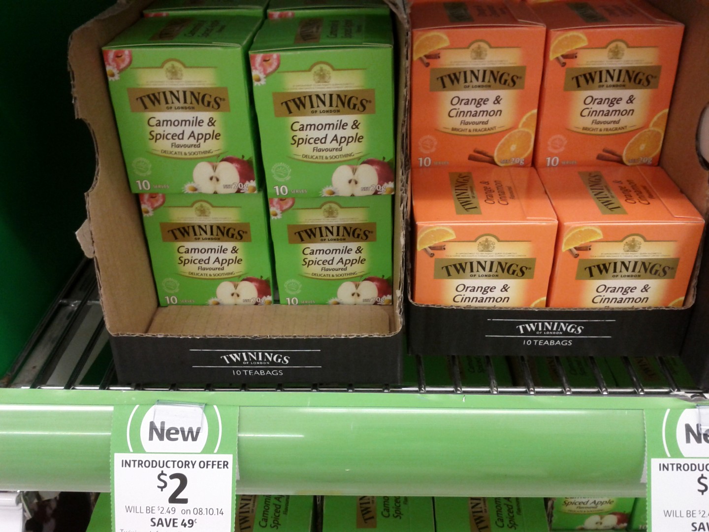 Twinings Canomile and Spiced Apple Flavour & Orange and Cinnamon