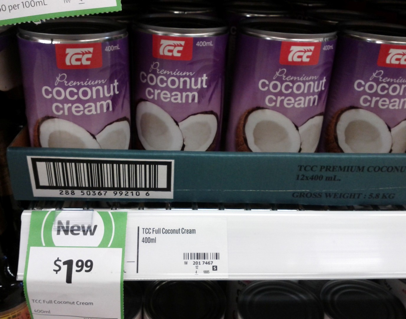 TCC 400mL Coconut Cream