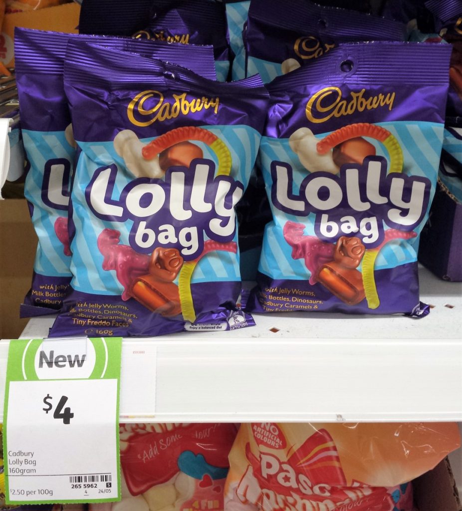 Cadbury 160g Lolly Bag