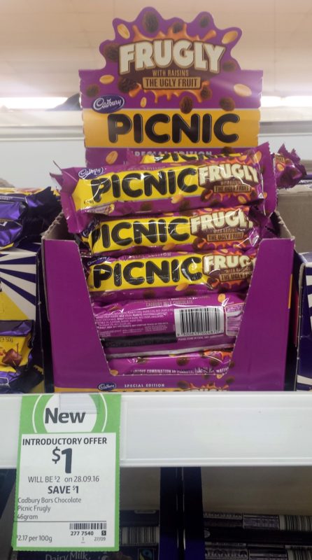 Cadbury Picnic 46g Frugly