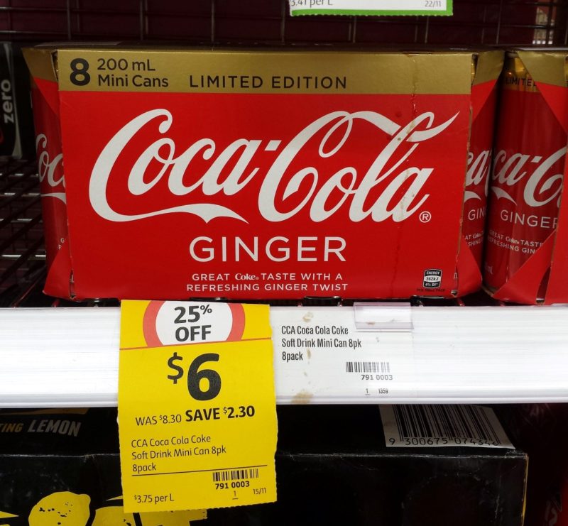 Coca Cola 8 X 200ml Ginger
