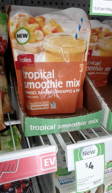 Coles 500g Tropical Smoothie Mix