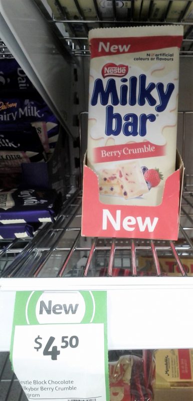 Nestle Milky Bar 180g Berry Crumble