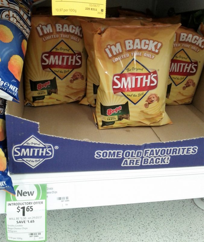 Smith's 150g Bega Cheese Potato Chips