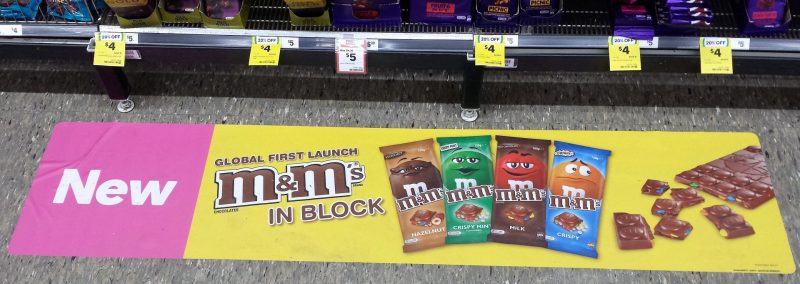 Mars M&M's Chocolate Block Floor