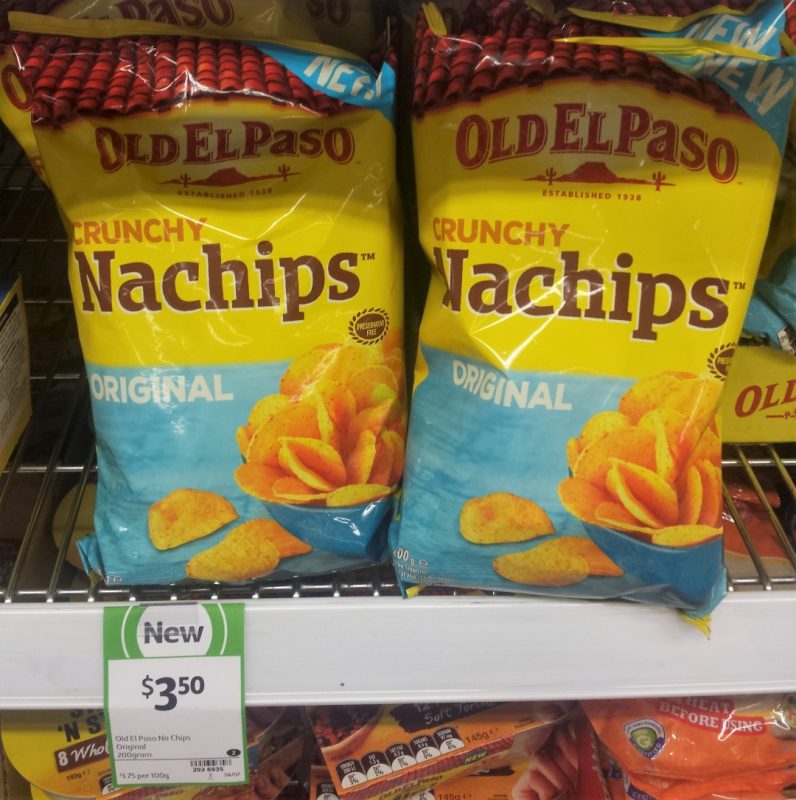 Old El Paso 200g Crunchy Nachips Original