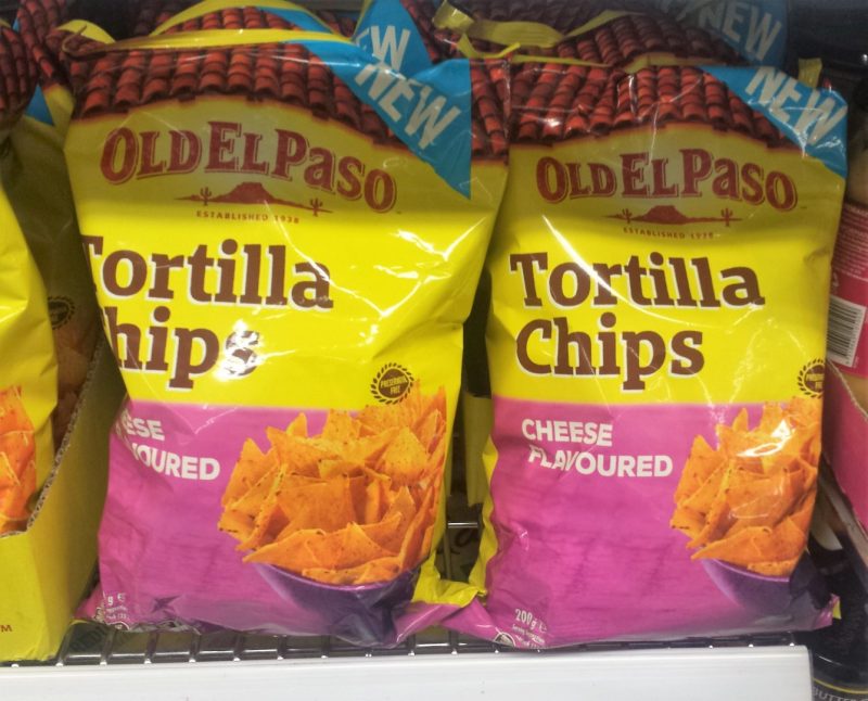 Old El Paso 200g Tortilla Chips Cheese Flavoured