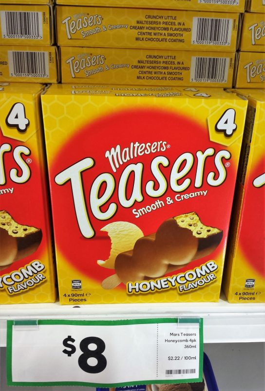 Maltesers 360g Teasers Honeycomb Flavour