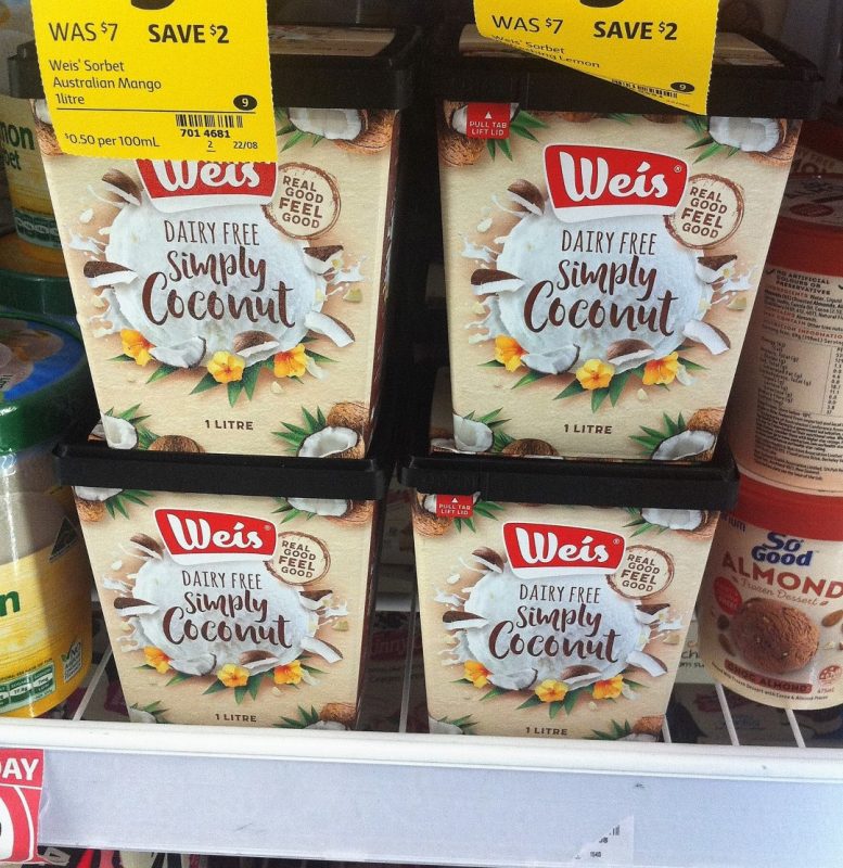 Weis 1L Dairy Free Simply Coconut