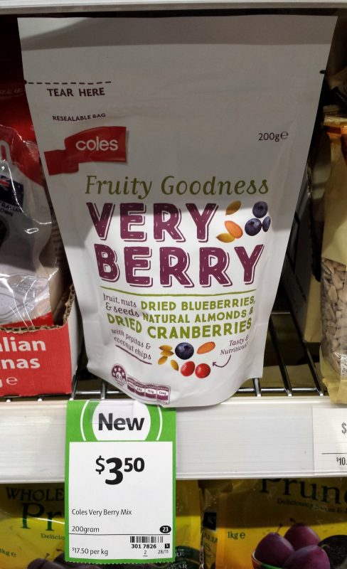 Coles 200g Very Berry Mix