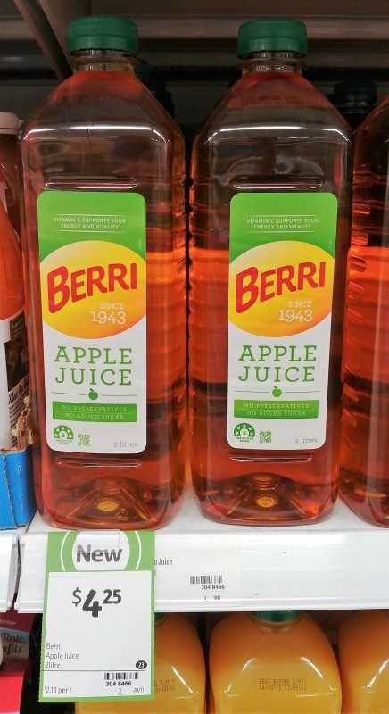 Berri 2L Apple Juice