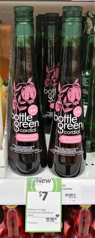 Bottlegreen 500mL Cordial Pomegranate & Elderflower