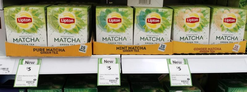 Lipton 15pk Matcha Green Tea, Mint, Ginger