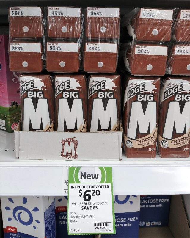 Big M 6 X 250mL UHT Milk Chocolate