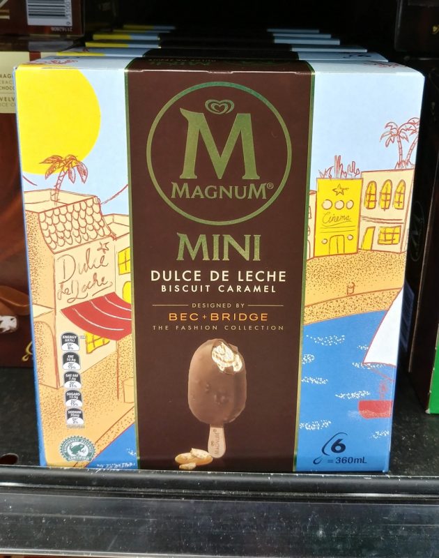 Magnum 360mL Mini Ice Creams Dulce De Leche Biscuit Caramel The Fashion Collection