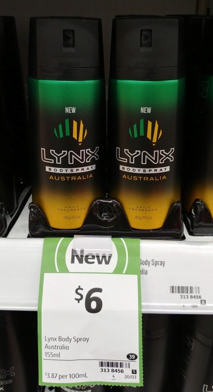 Lynx 155mL Body Spray Australia