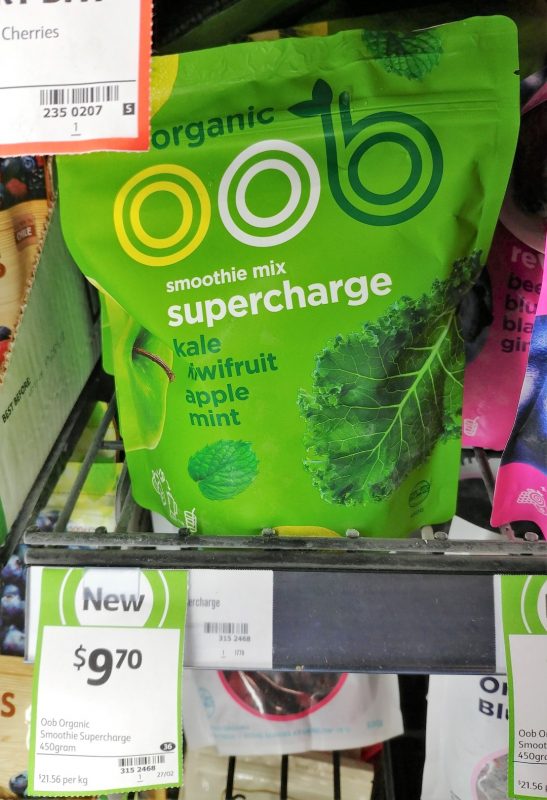 OOB 450g Organic Smoothie Mix Supercharge