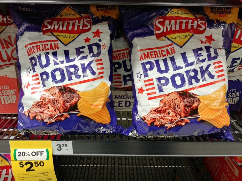 Smith's 150g Potato Chips American Pulled Pork
