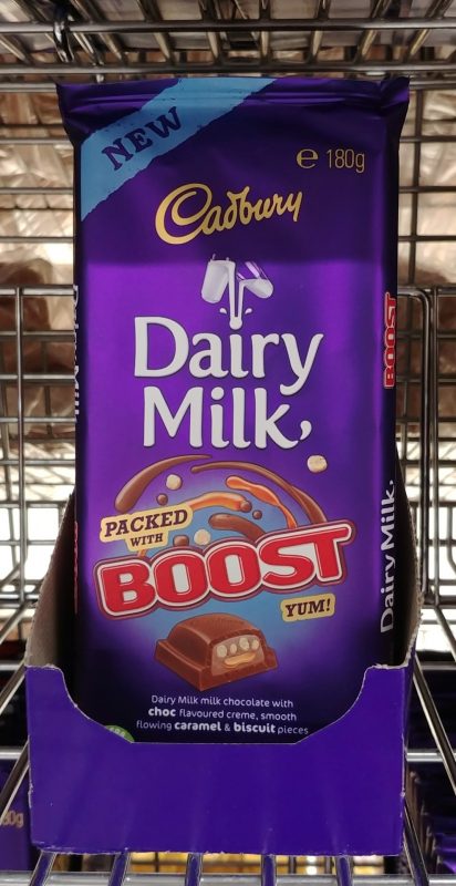 Cadbury 180g Dairy Milk Chocolate Boost