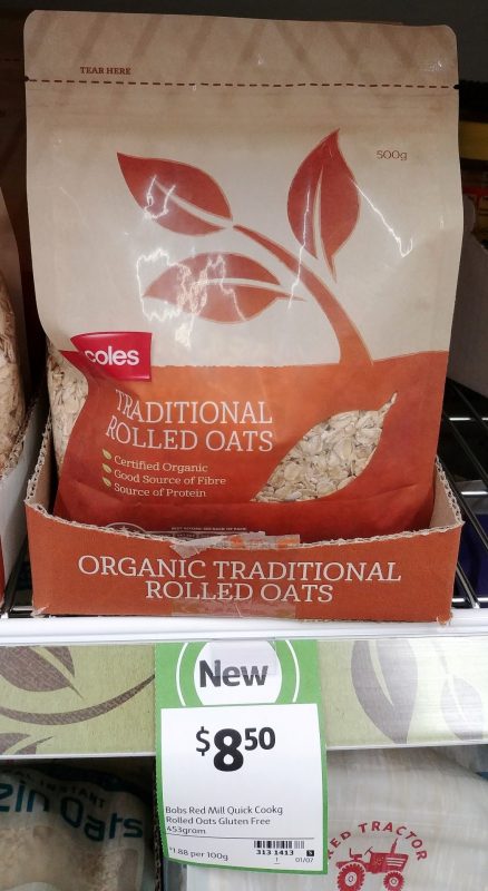 Coles 453g Traditional Rolled Oats