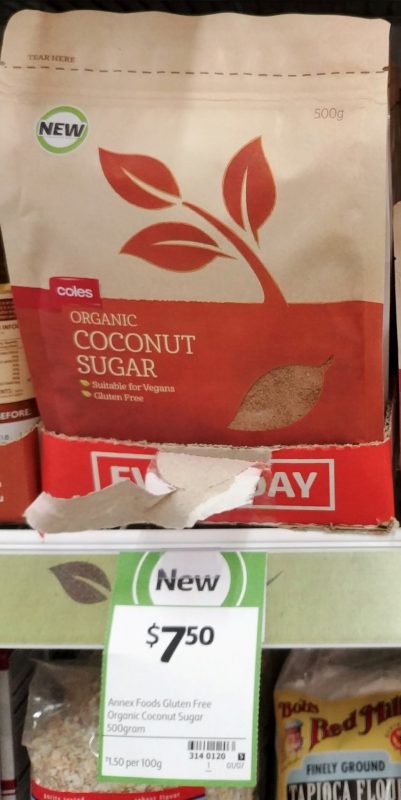 Coles 500g Coconut Sugar