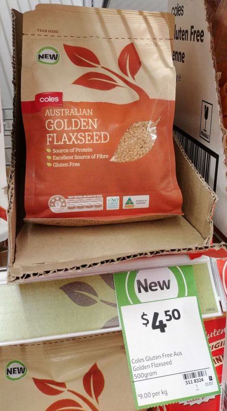 Coles 500g Golden Flaxseed