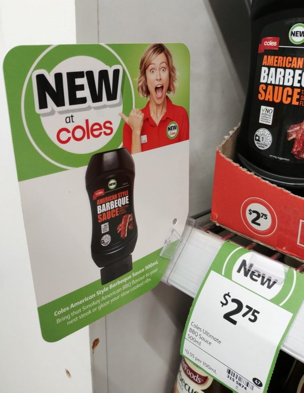 Coles 500mL American Style Barbeque Sauce Traditional Smokey Flavour New Girl Jenny