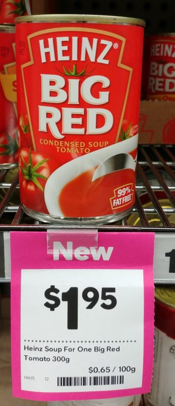 Heinz 300g Big Red Condensed Soup Tomato