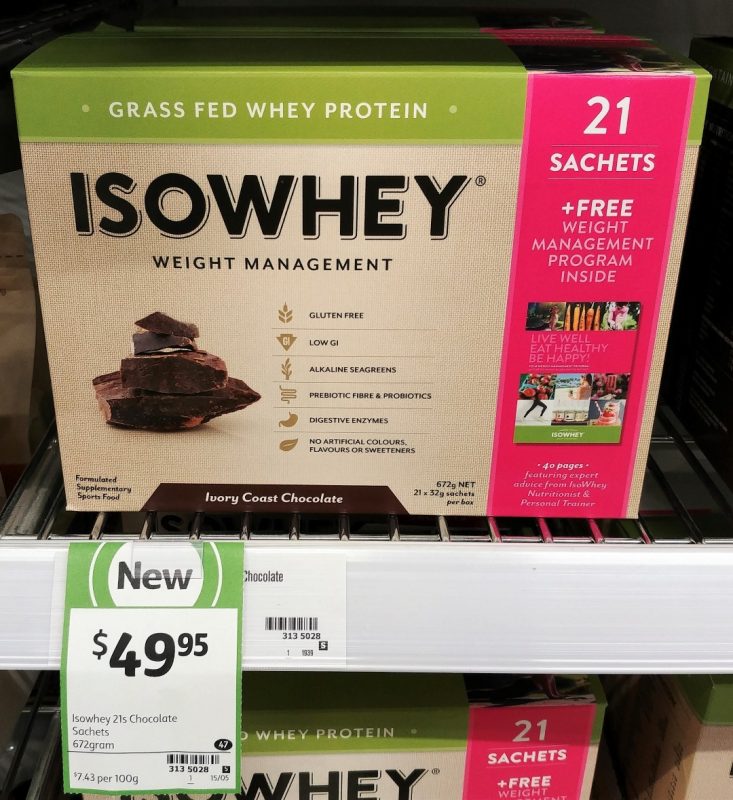 Isowhey 672g Weight Management Ivory Coast Chocolate