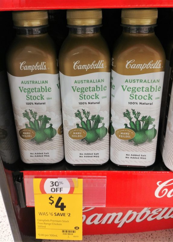 Campbell's 500mL Vegetable Stock Australian