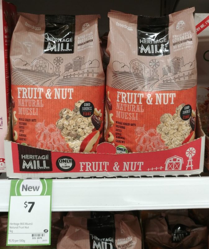 Freedom Foods 1kg Heritage Mill Muesli Fruit & Nut