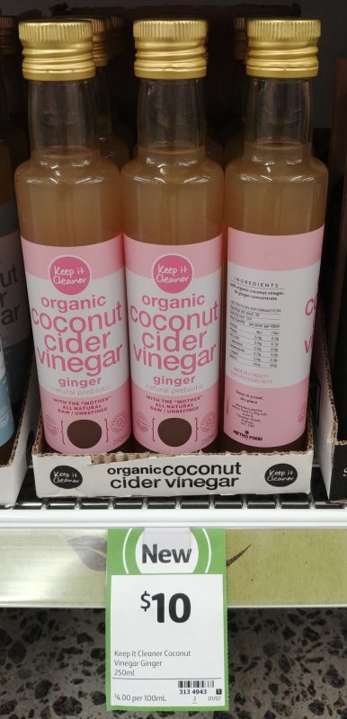 Keep It Cleaner Organic Coconut Cider Vinegar