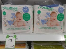 Tooshies By Tom 34 Pack Infant Nappies