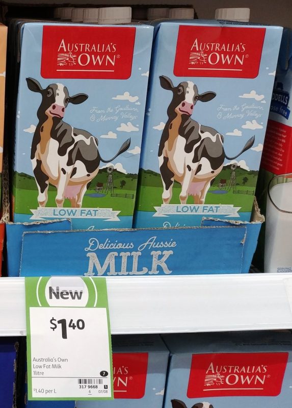Australia's Own 1L Low Fat Milk