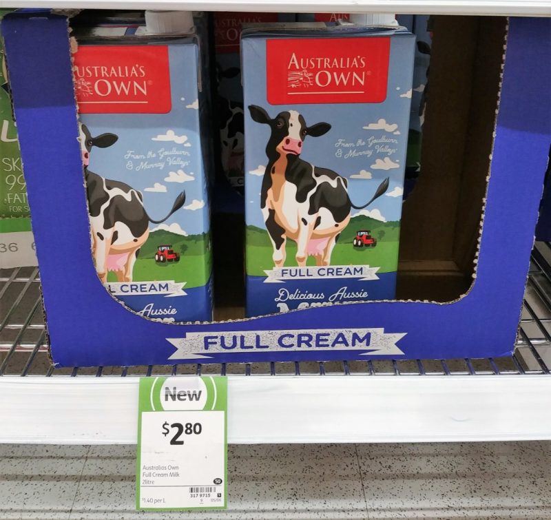 Australia's Own 2L Full Cream Milk