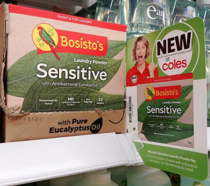Bosisto's 1kg Laundry Powder Sensitive With Antibacterial Eucalyptus Oil New Girl Jenny