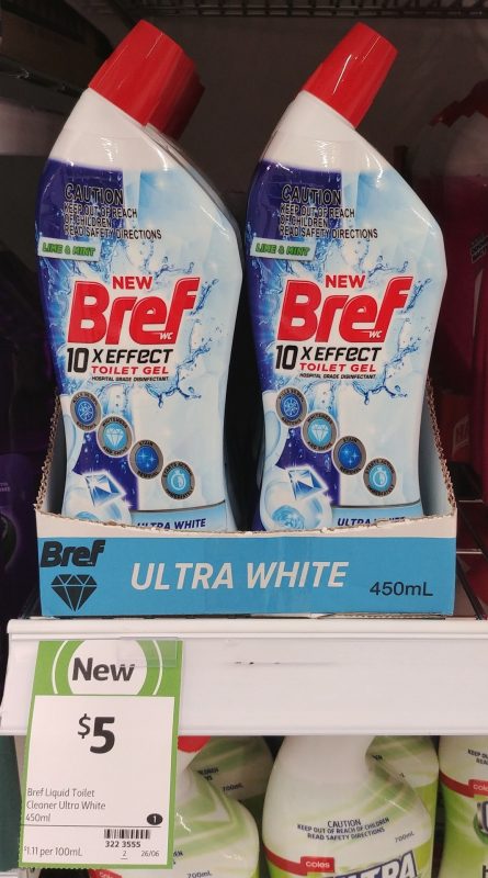 Bref 450mL Toilet Ultra White Lime & Mint