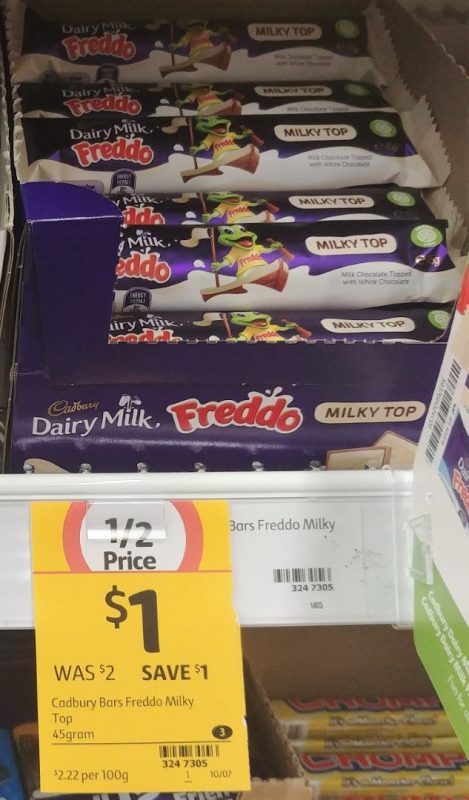 Cadbury 45g Freddo Milky Top