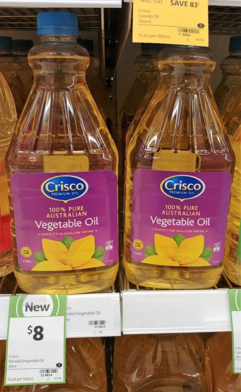 Crisco 2L Vegetable Oil