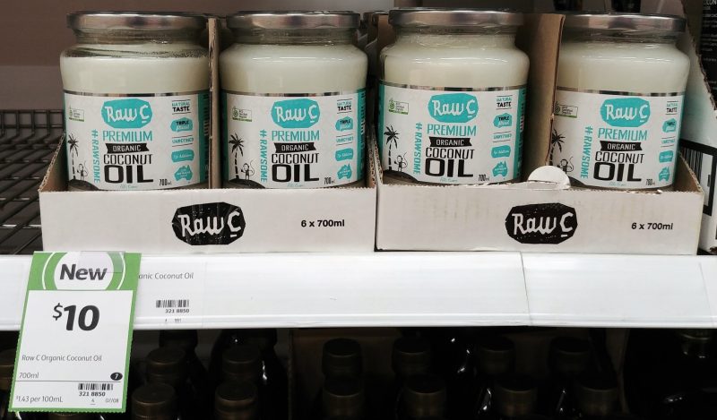 Raw C 700mL Coconut Oil Organic