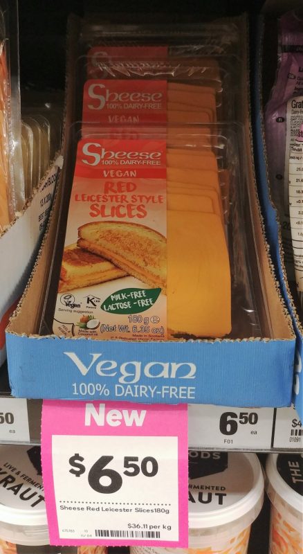 Sheese 180g Vegan Red Leicester Slices