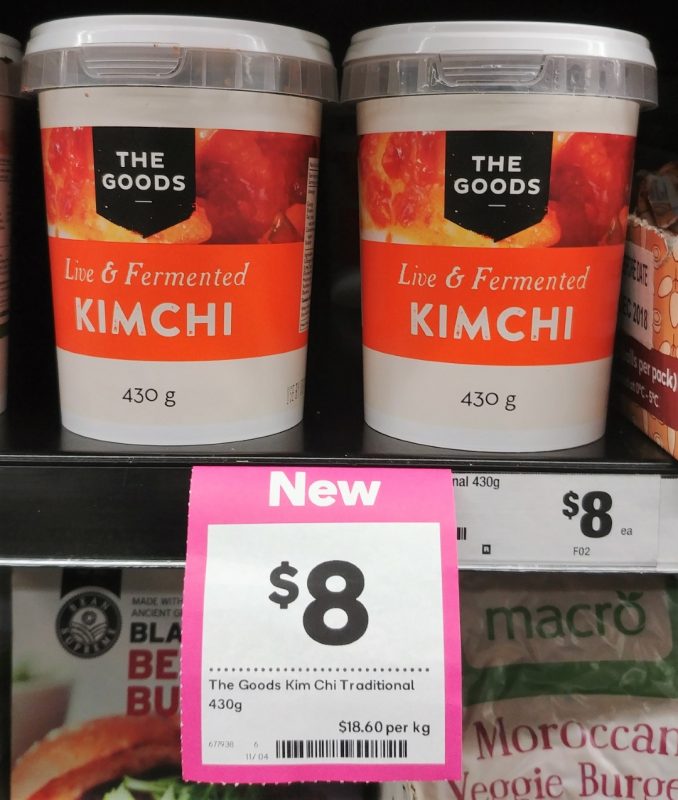 The Goods 430g Kimchi Live & Fermented