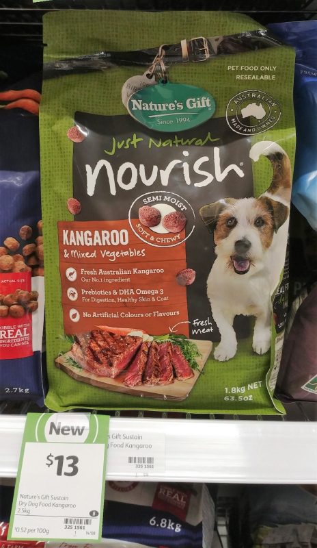 Nature's Gift 2.5kg Sustain Kangaroo & Mixed Vegetables