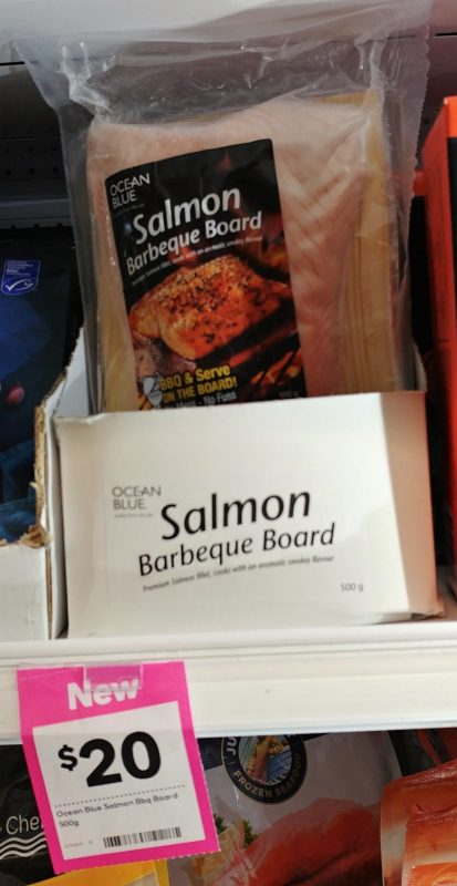 Ocean Blue 500g Salmon Barbeque Board