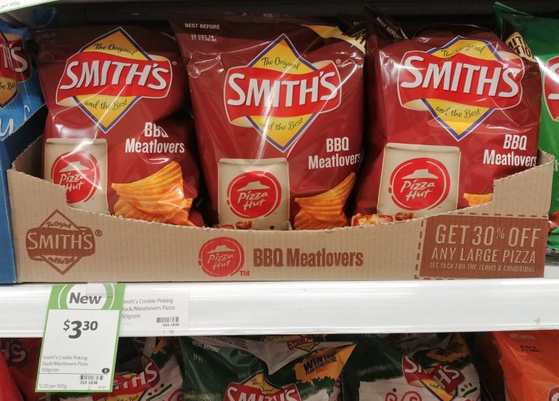 Smith's 150g Potato Chips Pizza Hut BBQ Meatlovers