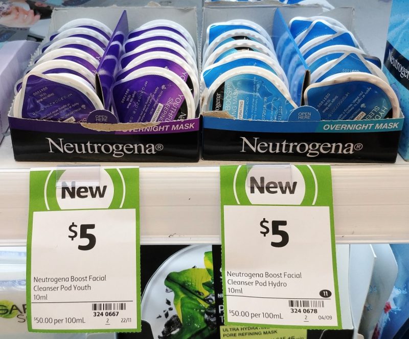 Neutrogena 10mL Mask Overnight Youth Boost, Hydro Boost