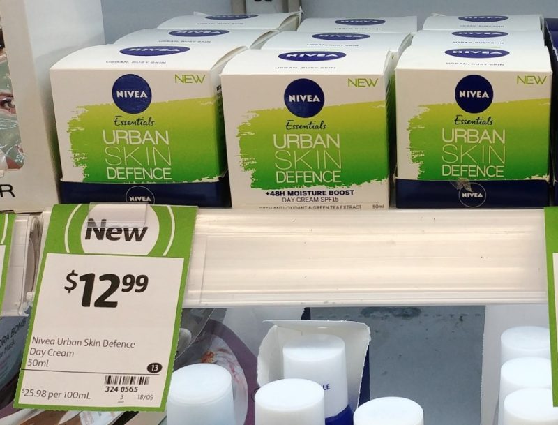 Nivea 50mL Essentials Day Cream Urban Skin Defence
