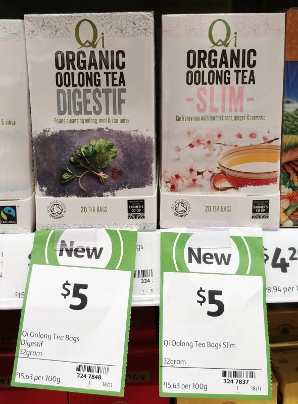 Qi 32g Organic Oolong Tea Digestif, Slim