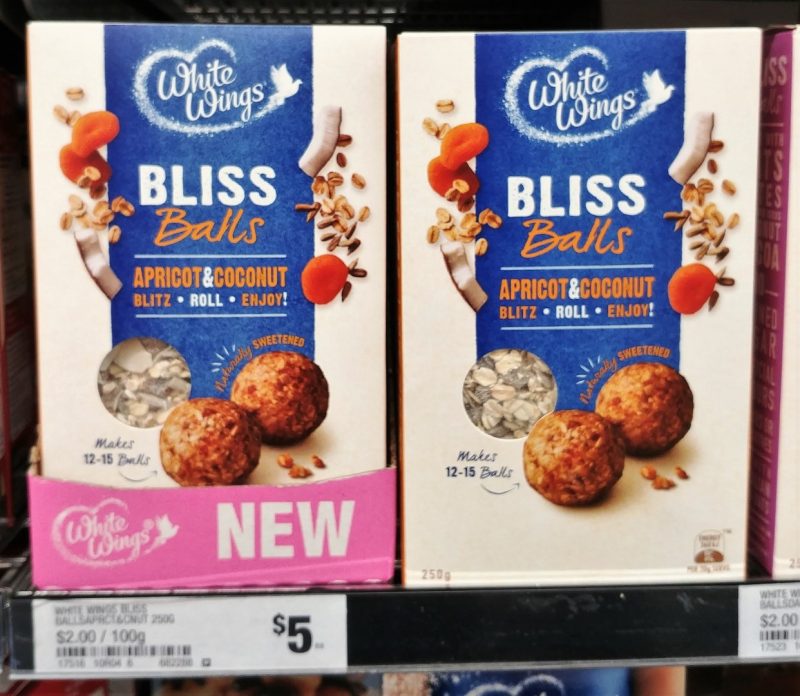 White Wings 250g Bliss Balls Apricot & Coconut