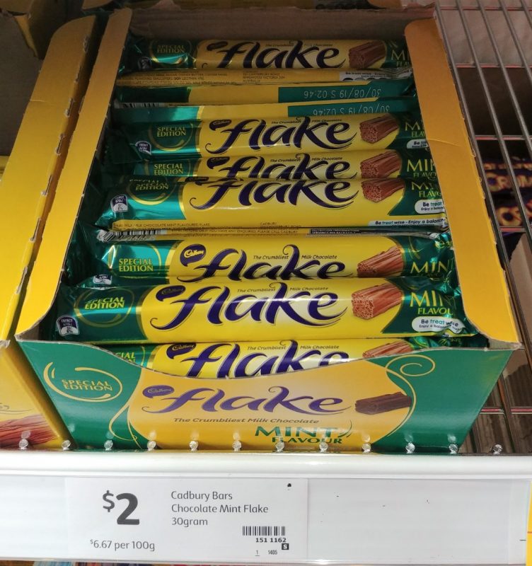 Cadbury 30g Flake Special Edition Mint